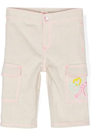 Billieblush Logo-embroidered jeans