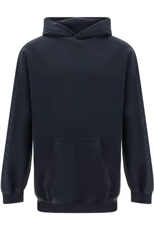 Balenciaga Logo-embroidered cotton hoodie
