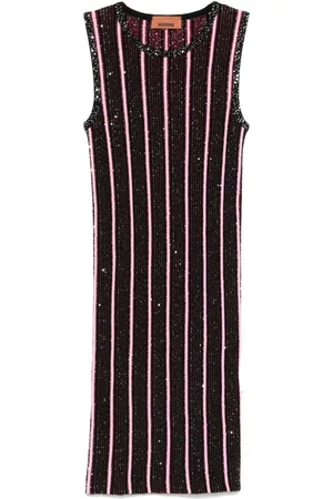 Missoni Sequined ribbed mini dress