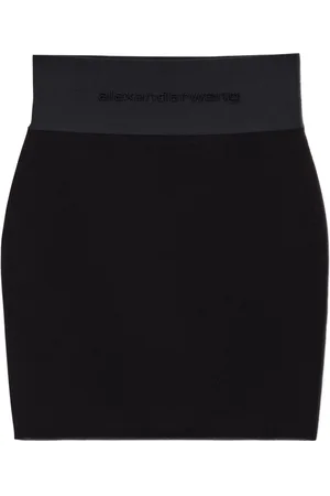 Alexander Wang Logo-waistband miniskirt