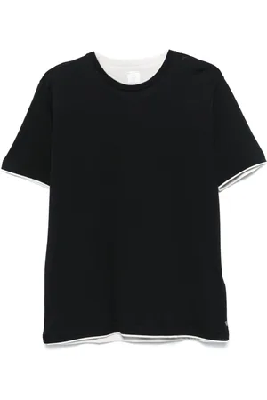 ELEVENTY Contrasting-border T-shirt