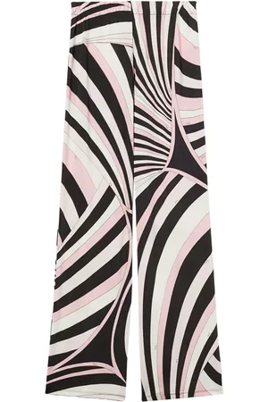 Puccini Iride-print straight-leg trousers