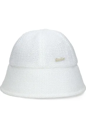 Borsalino Kori logo-appliqué bucket hat