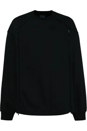 JUUN.J Side-open mesh two-tone sweatshirt