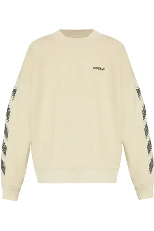OFF-WHITE Embroidered-logo cotton sweatshirt