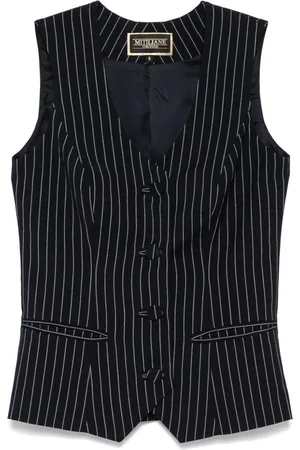 MITILIANE COUTURE Pinstriped vest