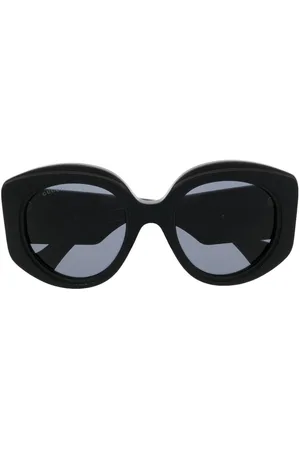 Gucci Interlocking-G round-frame sunglasses