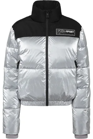 Philipp Plein Logo-appliquéd puffer jacket