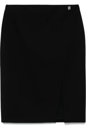 Givenchy 4G Liquid-detail wool skirt