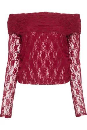 ROTATE Corded-lace top