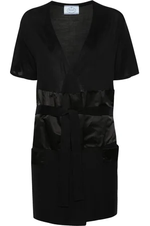 Prada 1990s silk cardi-coat
