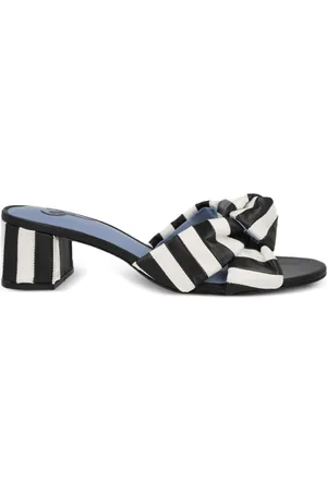 Blue Bird 50mm striped mules