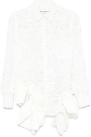Comme des Garçons Guipure-lace shirt