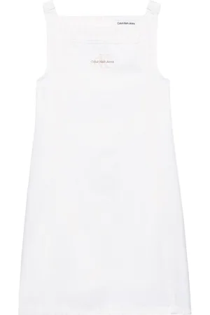 Calvin Klein Logo-embroidered dress