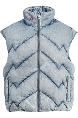 Perfect Moment Denim puffer gilet
