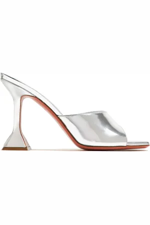 Amina Muaddi 95mm Lupita leather sandals