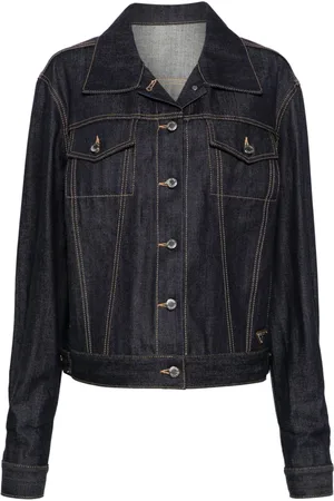 Prada Triangle logo denim jacket