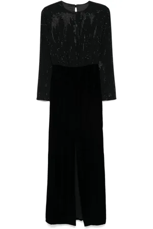 Emporio Armani Rhinestoned maxi dress