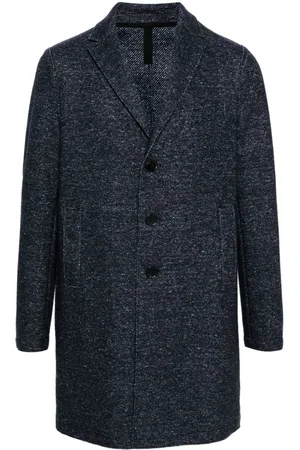 Harris Wharf London Mélange-effect coat