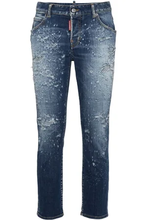 Dsquared2 Distressed slim-leg jeans