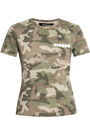 MISBHV Logo-print camo t-shirt