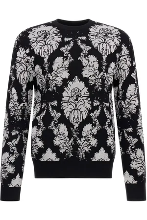 Roberto Cavalli Broccato print sweater