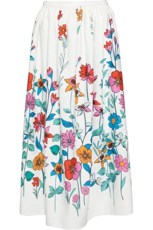 Bambah Hibiscus midi skirt