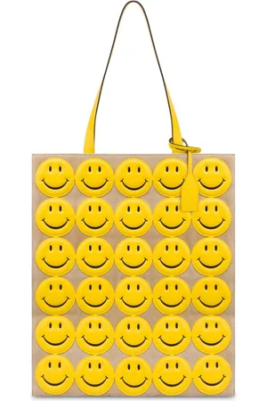 Moschino Smiley leather shoulder bag