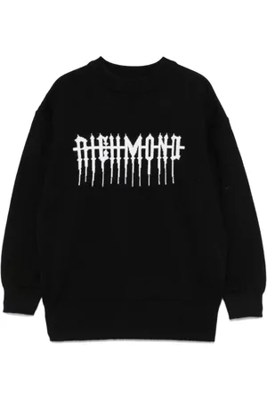 John Richmond Logo-jacquard jumper