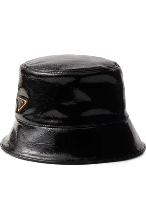Prada Triangle-logo bucket hat