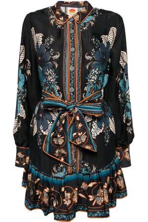 Farm Rio Blossom tapestry dress