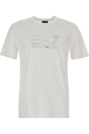 EA7 Rubberised-logo T-shirt