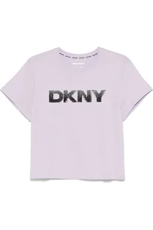 DKNY Rhinestone-embellished T-shirt