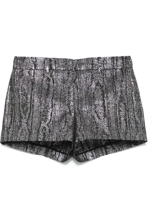 Michael Kors Metallic moiré shorts