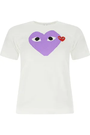 Comme des Garçons Heart-print cotton T-shirt