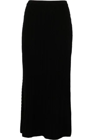 Alessandra Rich Cable-knit maxi skirt
