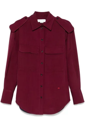 Victoria Beckham Logo-embroidered shirt