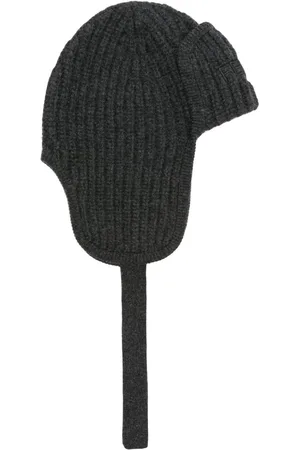Fendi Logo-embroidered virgin-wool beanie