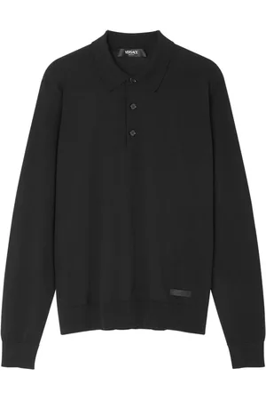 VERSACE Long-sleeved polo shirt