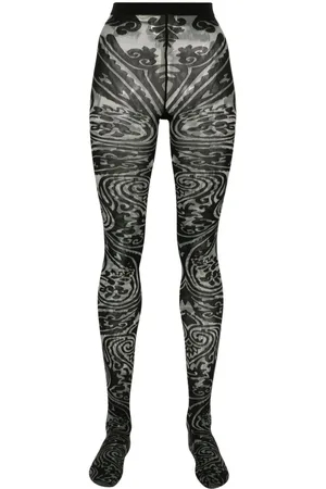 Wolford X ETRO Body Tattoo jacquard tights