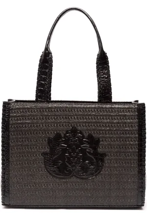 Isla Ibiza Logo-appliqué tote bag