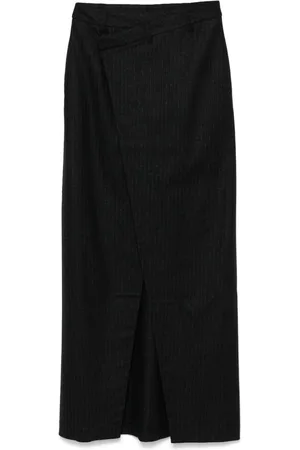 LE SULLY STUDIO Pinstripe midi skirt