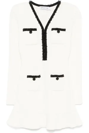 Self-Portrait Knitted mini dress