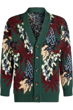 Etro V-neck jacquard cardigan