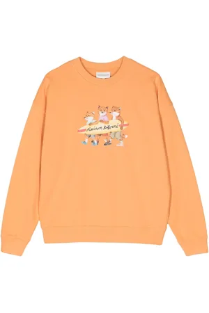 Maison Kitsuné Surfing Foxes cotton sweatshirt