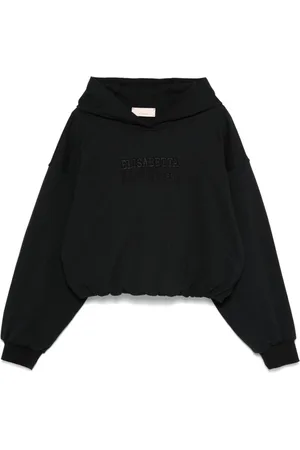 Elisabetta Franchi Logo-embroidered hoodie