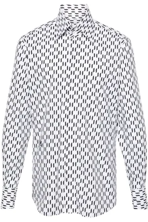 Karl Lagerfeld Monogram-print cotton shirt