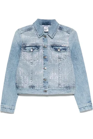DKNY Rhinestud-logo jacket