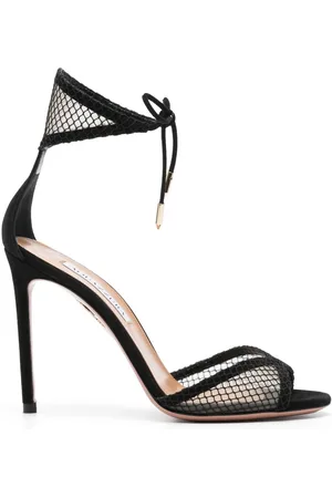 Aquazzura 95mm mesh-panelling sandals