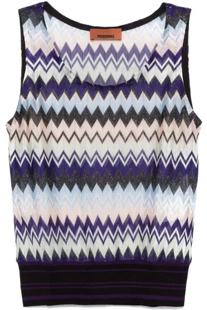 Missoni Chevron-knit top